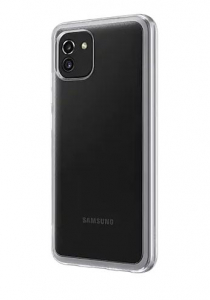 Samsung Galaxy A03 Soft Clear Cover tok &aacute;tl&aacute;tsz&oacute; (EF-QA036TTEGEU)