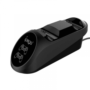 iPega PG-9180 Sony PS4 DualShock 4 kontroller töltő állomás fekete