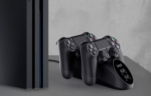 iPega PG-9180 Sony PS4 DualShock 4 kontroller töltő állomás fekete