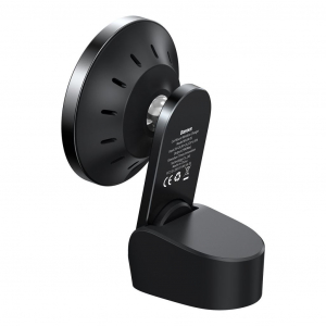 Baseus Big Energy autós tartó 15 W-os induktív töltővel iPhone 12 sorozathoz fekete (WXJN-01)