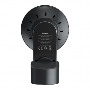 Baseus Big Energy autós tartó 15 W-os induktív töltővel iPhone 12 sorozathoz fekete (WXJN-01)