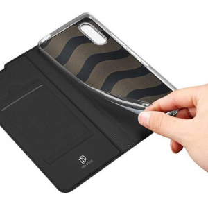 Dux Ducis Skin Pro Xiaomi Redmi 9A/Redmi 9 AT fliptok fekete (GP-98978)