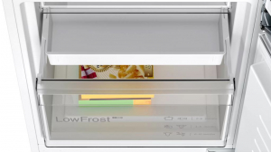 Bosch KIV87VFE0 beépíthető alulfagyasztós hűtőszekrény