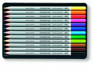 Staedtler "Karat" színes akvarell ceruza készlet 12db  (125 M12 / TS125M12)