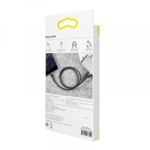 Baseus Cafule USB-Lightning töltőkábel 0.5m fekete (CALKLF-AG1)