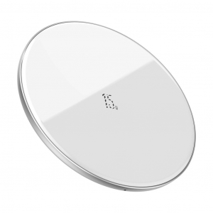 Baseus Simple vezeték nélküli töltő 15W fehér -- Iphone készülékkel nem kompatibilis! (WXJK-B02)
