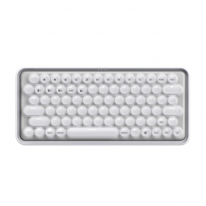 Rapoo Ralemo Pre 5 vezeték nélküli (Bluetooth 3.0, 5.0 és 2.4GHz) angol billentyűzet fehér (217400)