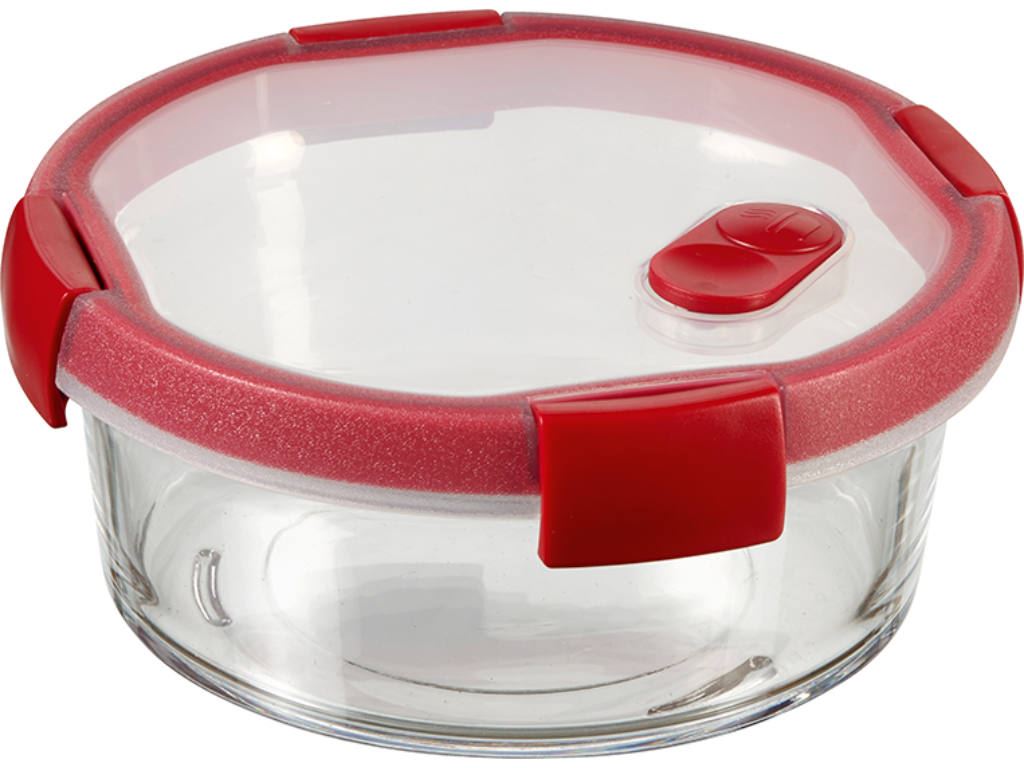 Curver Smart Cook üveg ételtartó kerek 1,2l piros (235708)