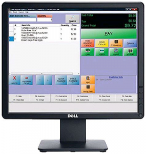 17" DELL E1715S LED monitor fekete (210-AEUS)