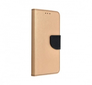 Fancy Xiaomi Redmi 9A flip tok, fekete-arany (53177)