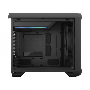 Fractal Design Torrent Nano táp nélküli sötét ablakos mITX ház Black TG Dark Tint - fekete (FD-C-TOR1N-01)