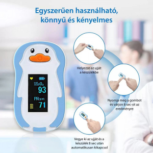 Viatom gyerek véroxigénszint és pulzust mérő készülék (HM-FS20P)