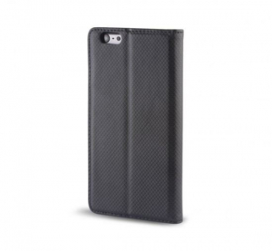 Magnet Apple iPhone 8/7 mágneses fliptok fekete (13987)