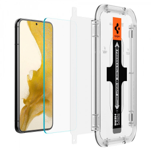 Spigen EZ FIT GLAS.tR Samsung Galaxy S22 edzett üveg kijelzővédő fólia (AGL04151)