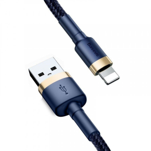 Baseus Cafule USB-Lightning töltőkábel  2m sötétkék (CALKLF-CV3)
