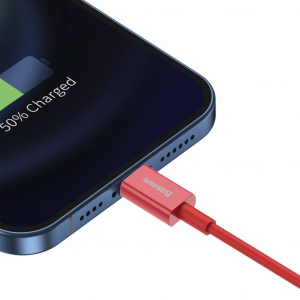 Baseus Superior USB töltőkábel, 2,4 A, 1 m, piros (CALYS-A09)