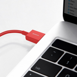 Baseus Superior USB töltőkábel, 2,4 A, 1 m, piros (CALYS-A09)