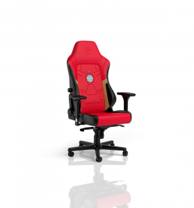 noblechairs HERO Iron Man Special Edition PU Bőr gaming szék Fekete/Piros (NBL-HRO-PU-IME)
