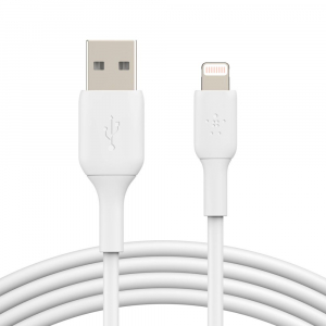 Belkin BOOST CHARGE Lightning - USB-A k&aacute;bel 1m feh&eacute;r (CAA001bt1MWH)