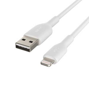 Belkin BOOST CHARGE Lightning - USB-A k&aacute;bel 1m feh&eacute;r (CAA001bt1MWH)