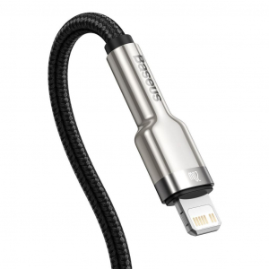 Baseus Cafule USB-C-Lightning töltőkábel, PD, 20W, 1m, fekete (CATLJK-A01)