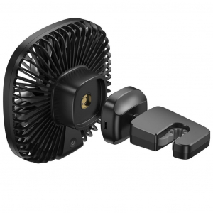 Baseus Natural Wind mágneses autós ventilátor fejtámlához, fekete (CXZR-01)