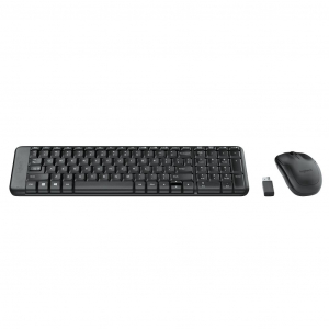 Logitech Wireless Combo MK220 vezeték nélküli billentyűzet angol + optikai egér (920-003168)