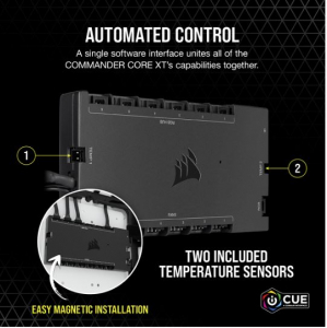 Corsair CORSAIR iCUE COMMANDER CORE XT Smart RGB világítás és ventilátor vezérlő  (CL-9011112-WW)