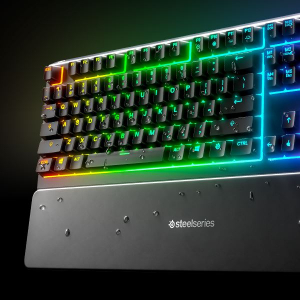 Steelseries Apex 3 US gamer billentyűzet fekete (64795)