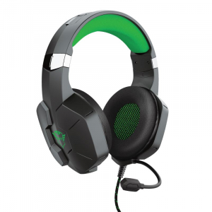 Trust GXT 323X Carus gamer headset fekete-z&ouml;ld (24324)