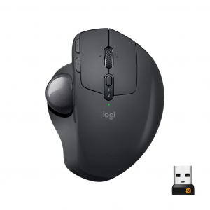 Logitech MX ERGO vezeték nélküli hanyattegér fekete (910-005179)