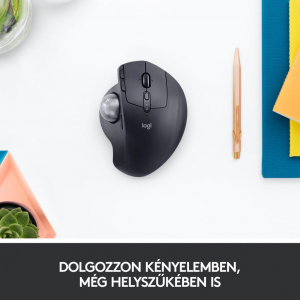 Logitech MX ERGO vezeték nélküli hanyattegér fekete (910-005179)