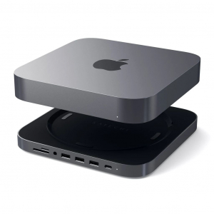 Satechi USB-C aluminium állvány és Hub Mac Mini-hez (ST-ABHFM)