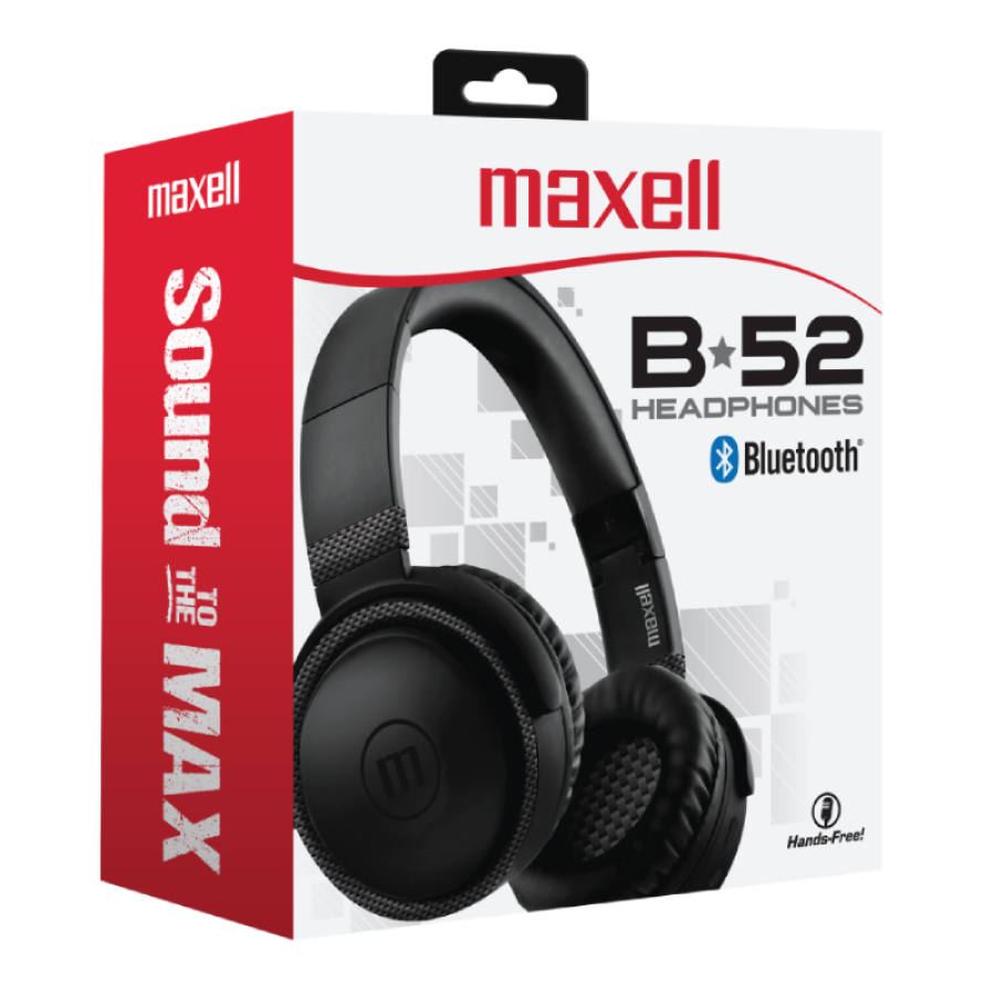 Maxell BT-B52 mikrofonos Bluetooth fejhallgató fekete (348356)