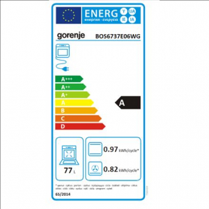 Gorenje BOS6737E06WG beépíthető sütő fehér