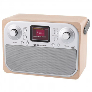 GoGEN DAB700BTCS DAB+ rádió barna-ezüst