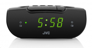 JVC RA-E111B r&aacute;di&oacute;s &eacute;bresztő&oacute;ra fekete