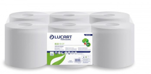 Lucart Eco kéztörlő, tekercses 2 rétegű fehér  (/861081)