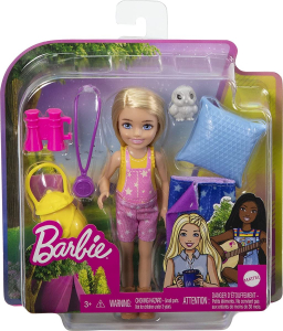 Mattel Barbie: Chelsea baba kempingező szett (HDF77)