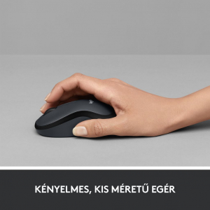 Logitech B220 Silent vezeték nélküli optikai egér fekete (910-004881)