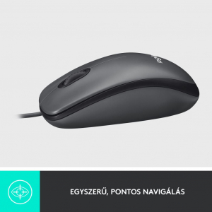 Logitech M100 optikai vezet&eacute;kes USB eg&eacute;r (910-005003, 910-006652)