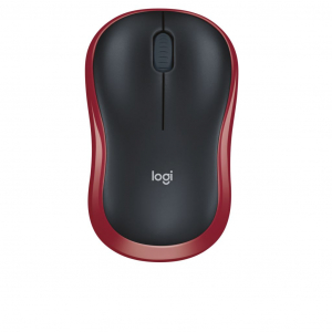 Logitech M185 vezeték nélküli optikai USB egér piros (910-002240 / 910-002237)