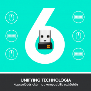 Logitech M705 Marathon vezeték nélküli USB egér (910-006034 / 910-001949 / 910-001950)