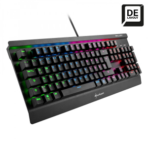 Sharkoon SKILLER MECH SGK3 Kailh Blue német billentyűzet fekete (4044951019724