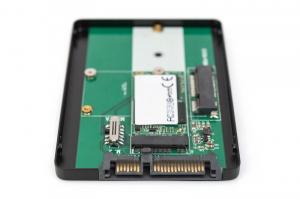 Digitus DA-71118 M.2/mSATA beépítő adapter fekete