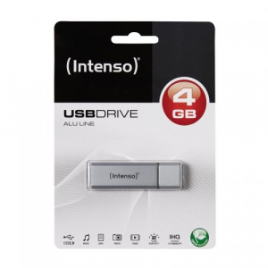 Pen Drive 4GB Intenso Alu Line USB 2.0 ezüst (3521452)