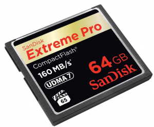 64GB Compact Flash Sandisk Extreme Pro (SDCFXPS-064G-X46 / 123844)