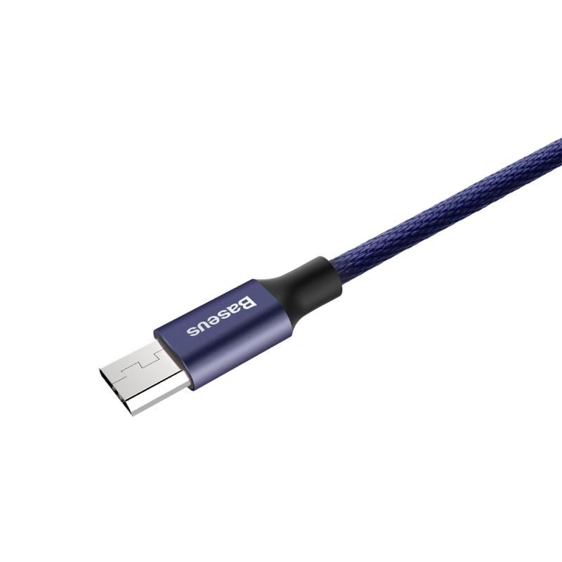 Baseus Yiven Micro USB töltőkábel 2A, 1,5m kék (CAMYW-B13)