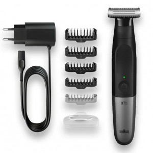 Braun Series X XT5100 Wet & Dry multifunkciós borotva és szakállvágó fekete-ezüst (10AS490086)