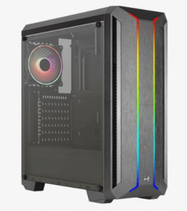 Aerocool Skyline ARGB (Skyline-A-BK-v1) táp nélküli ablakos ház fekete (ACCM-PV39012.11)